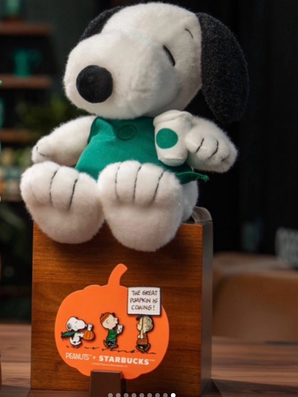 NEW Peanuts x Starbucks Snoopy Limited Edition Plush